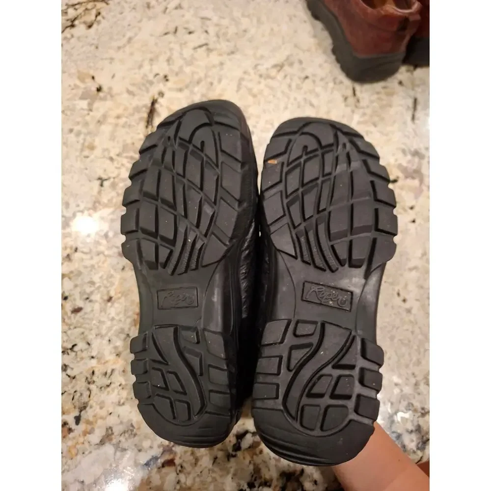 Roper Performance Mens Shoes Slip Ons Ostrich Casual Sz 9 Black